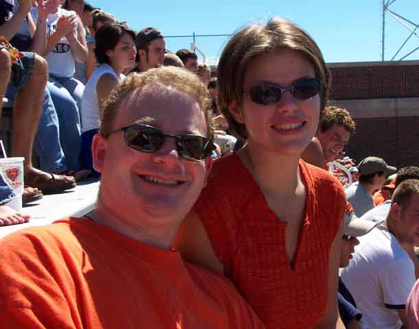 Picture of Mike & Meghan at Football Game